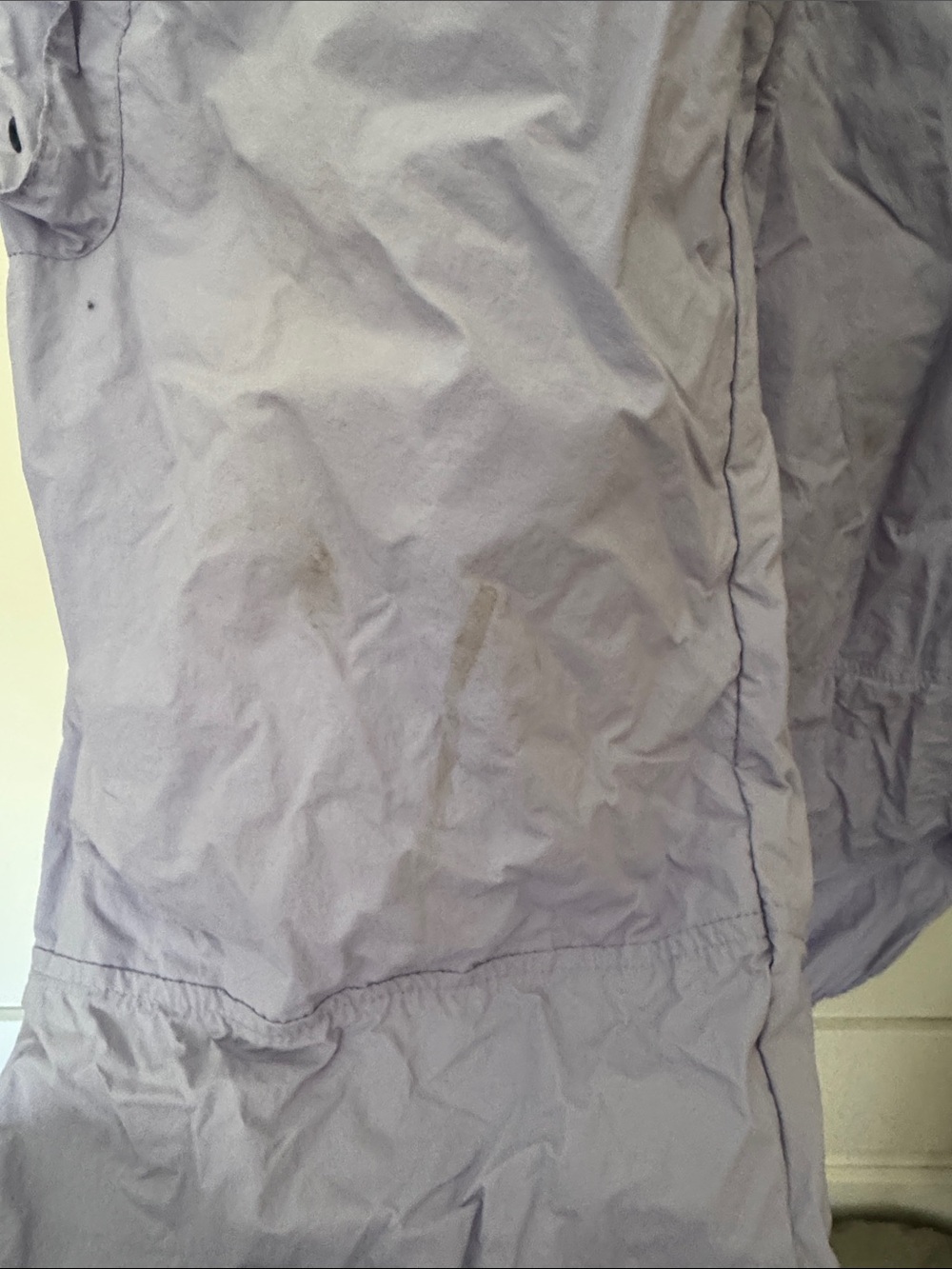 FP Movement by Free People Lilac Overalls with Navy Straps - Picture 7 of 11